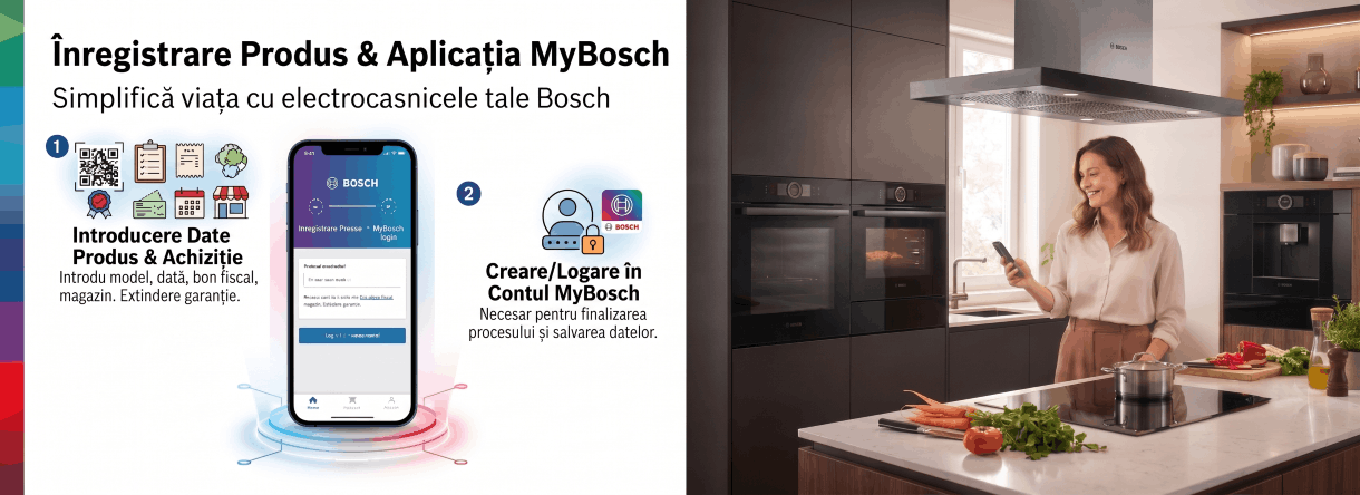 &Icirc;nregistrare Produs și Aplicația MyBosch