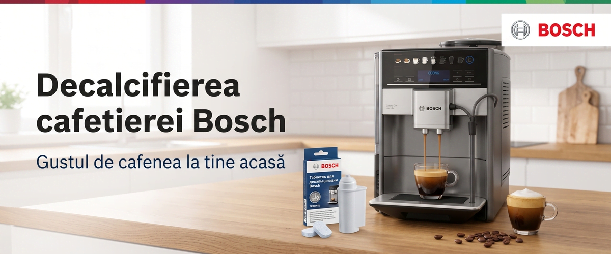 Decalcifierea espressorului Bosch: gust de cafenea acasă
