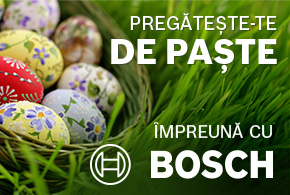 Iepurașul de Paște aduce reduceri de până la -30% la tehnică Bosch