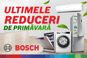 Ultimele reduceri de primăvară la tehnică Bosch. Până la -35%