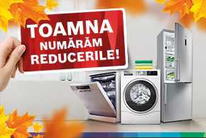 Toamna se numără reduceri. Electrocasnice Bosch de la 3999 lei