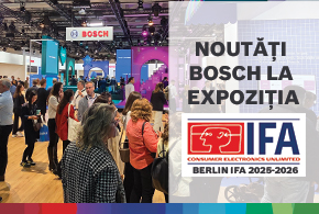 Bosch la IFA 2025-2026: inovație, tehnologie și experiențe inteligente pentru casa ta