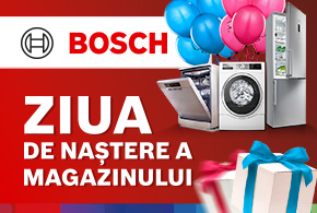 Bosch Store: noi sărbătorim, tu câștigi – oferte aniversare Bosch de la 2999 lei