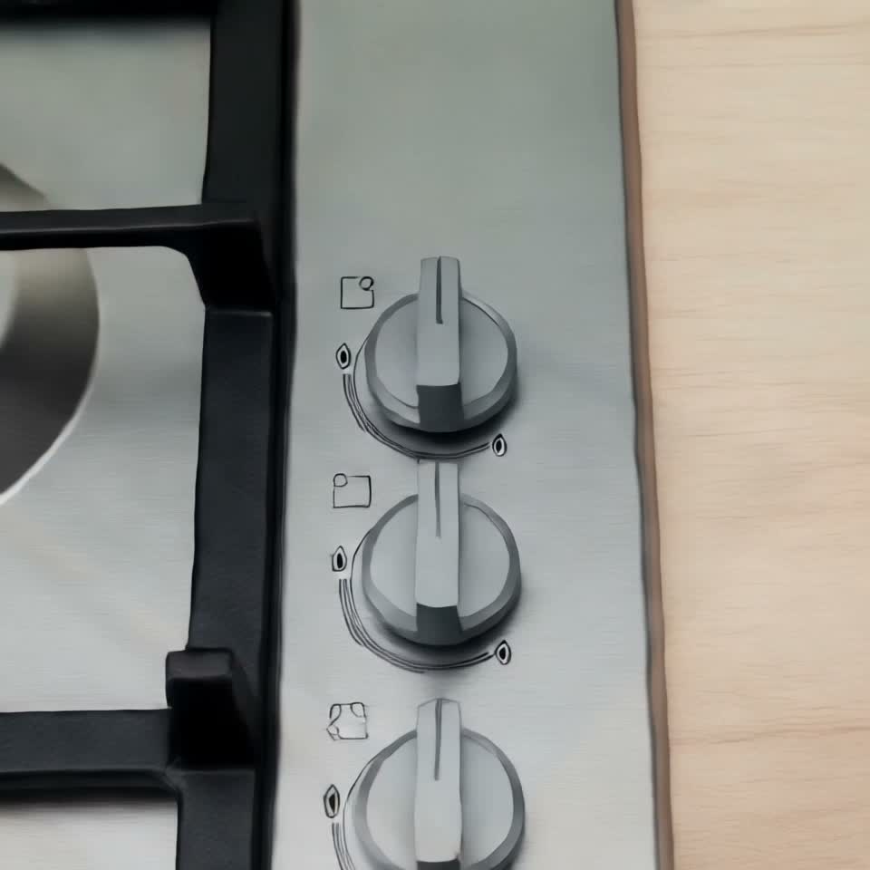 Встраиваемая газовая панель Bosch PBH6C5B92R Нержавеющая сталь конфорки 4 шт. — Видеообзор