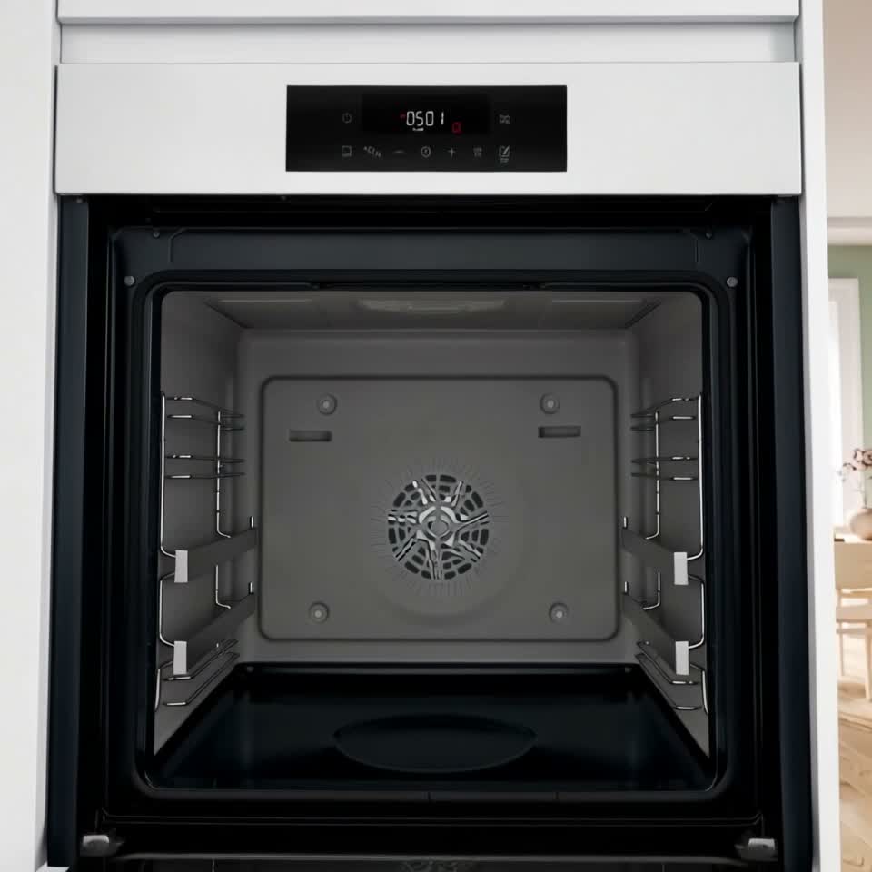 Встраиваемый духовой шкаф Bosch HBJ559YW6R, класс A — Видеообзор
