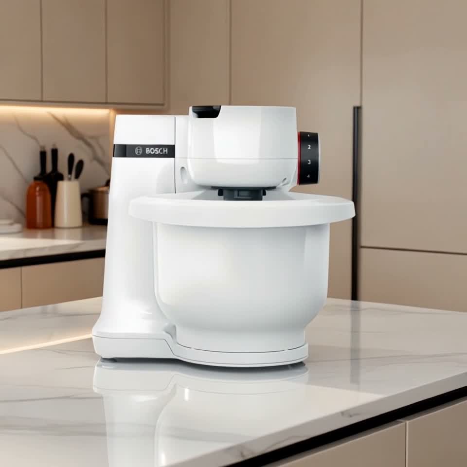 Кухонный комбайн Bosch MUMS2AW00 3 скоростей, вес 3.8 кг — Видеообзор
