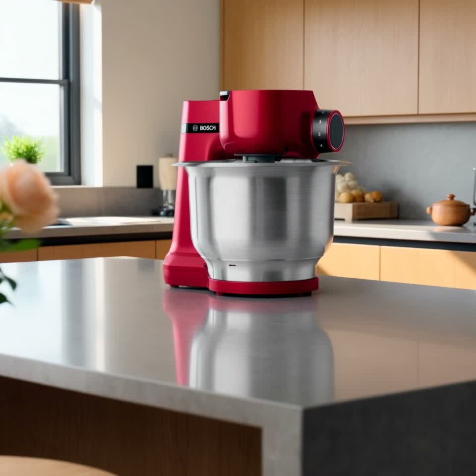 Robot de bucătărie Bosch MUMS2ER30 4 viteze, greutate 6.3 kg — Recenzie video