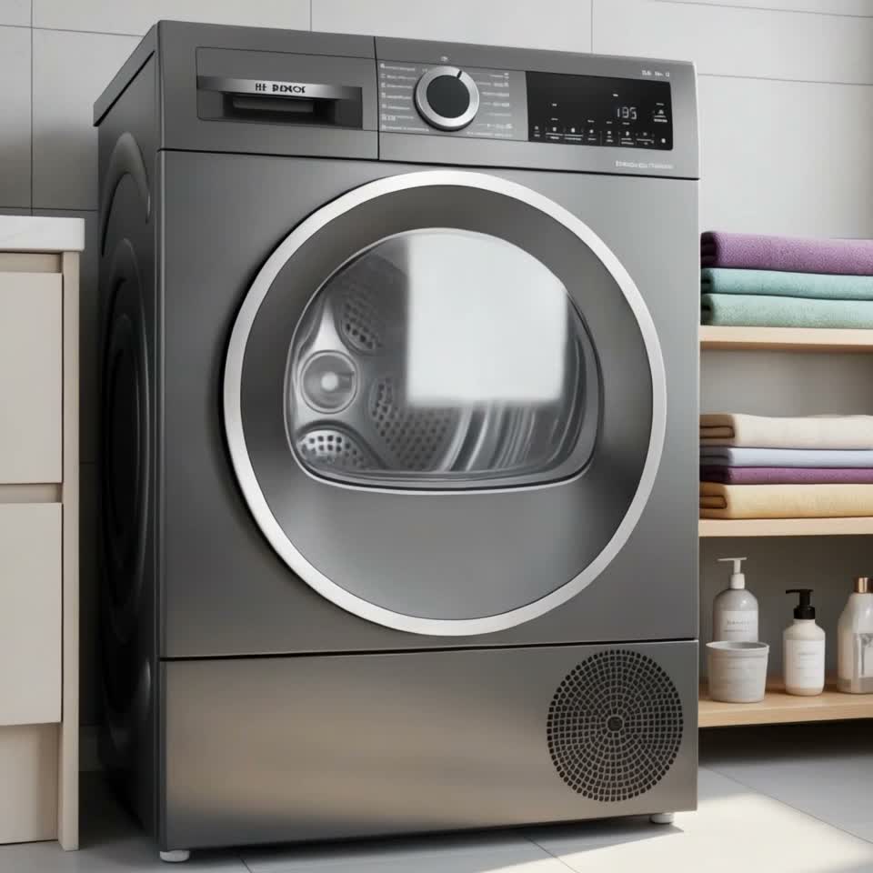Сушильная машина Bosch WQG235DREU 8 кг B — Видеообзор