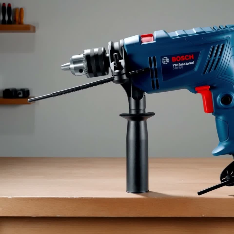 Дрель ударная Bosch GSB 600, 06011A0320 — Видеообзор