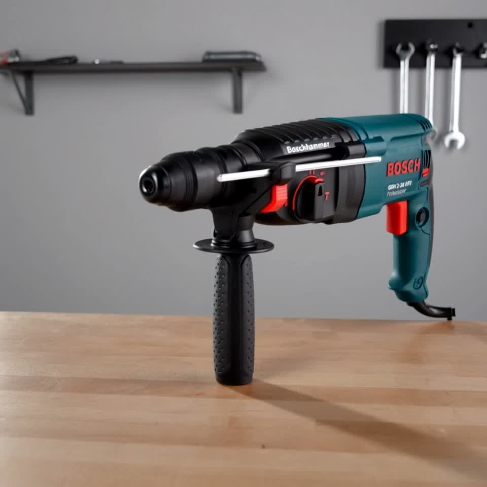Ciocan rotopercutor Bosch GBH 2-26 DFR,  0611254768 — Recenzie video
