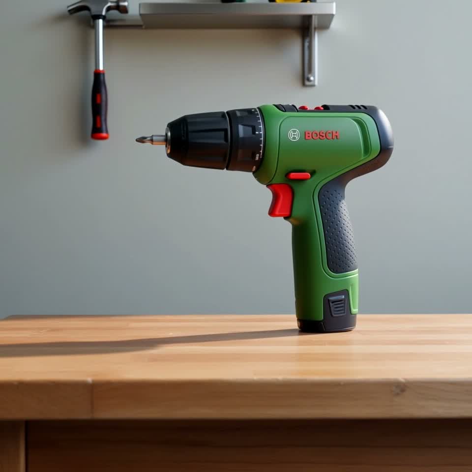 Surubelnita cu acumulator litiu-ion Bosch EasyDrill 1200, 06039D3006 — Recenzie video