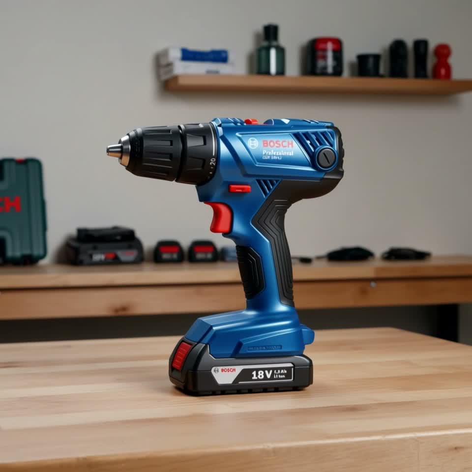 Masina de gaurit si insurubat  cu acumulator Bosch GSR 180-LI, 06019F8109 — Recenzie video