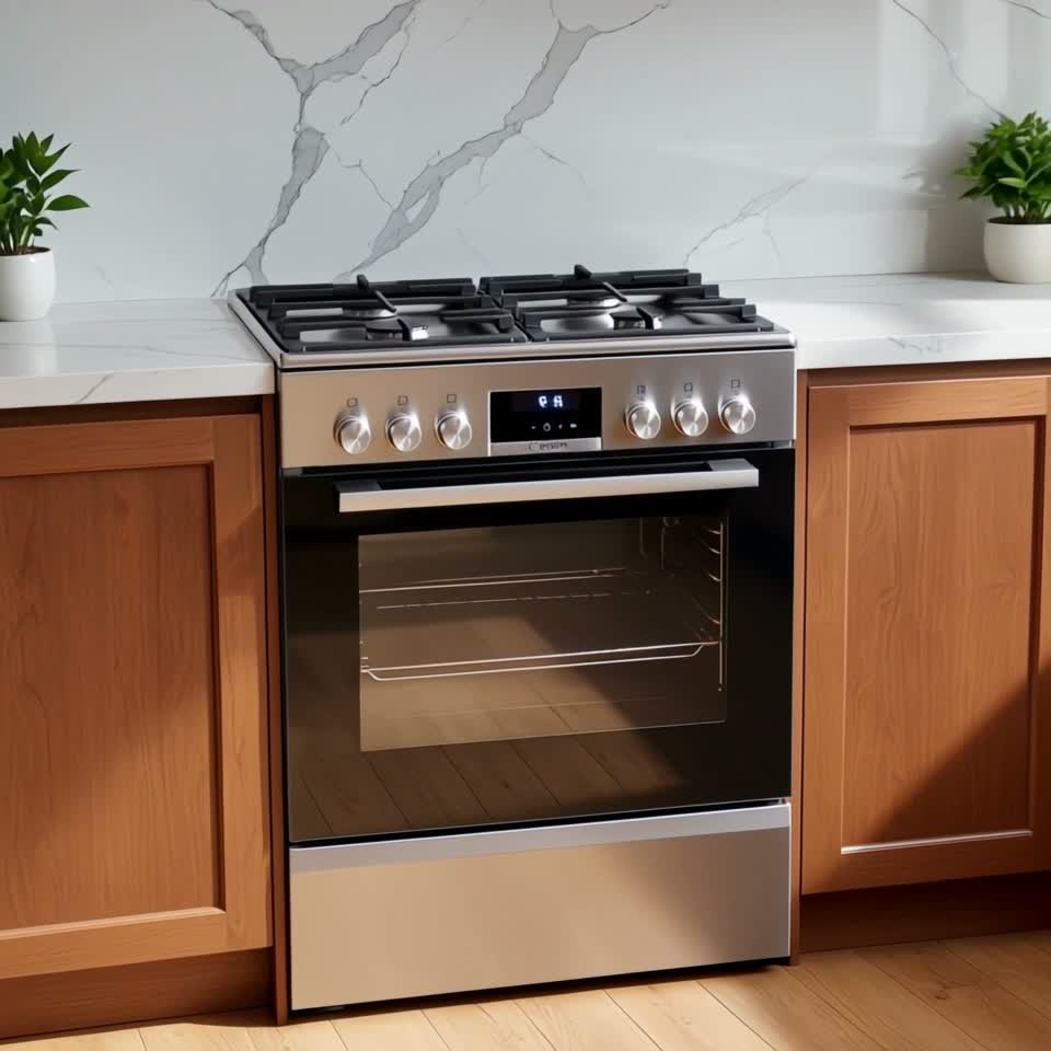 Комбинированная плита Bosch HXS59AI51Q — Видеообзор