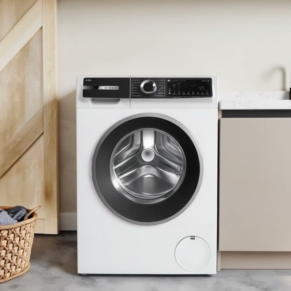 Mașină de spălat rufe Bosch WGK264F0UA 11 Kg A — Recenzie video