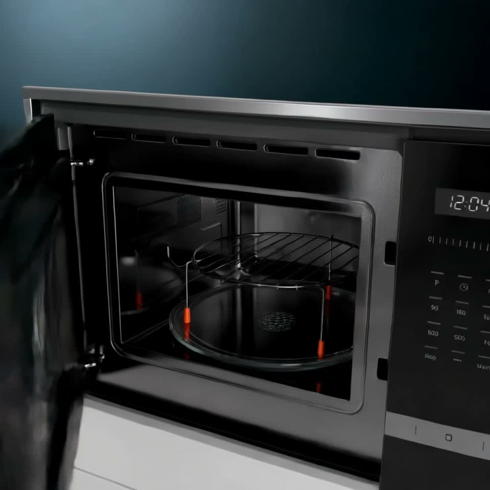 Микроволновая печь Siemens BE555LMS0, Встраиваемый, 25 л — Видеообзор