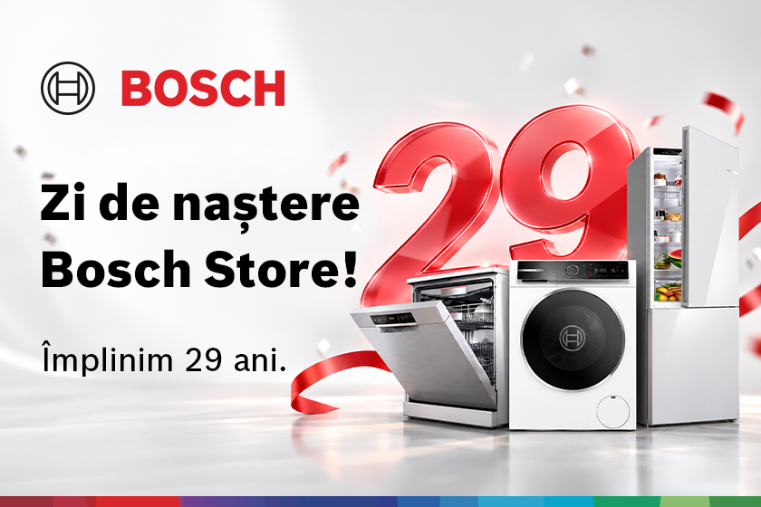 🎉 Bosch sărbătorește 29 de ani!