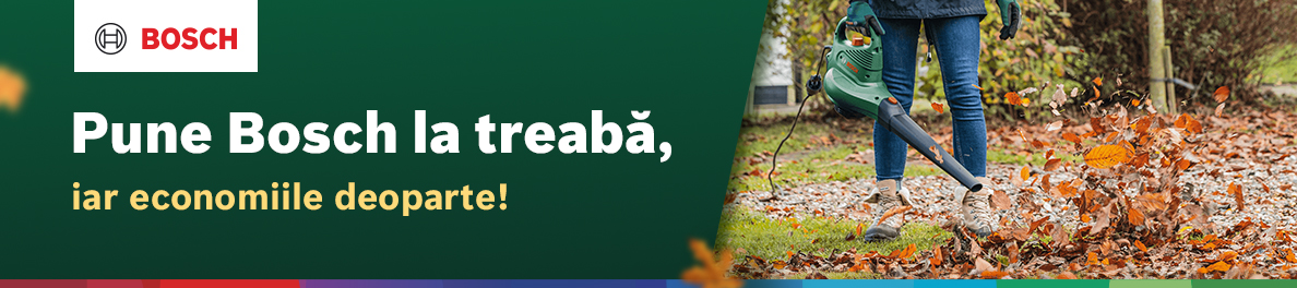 Pune Bosch la treabă, iar economiile deoparte!