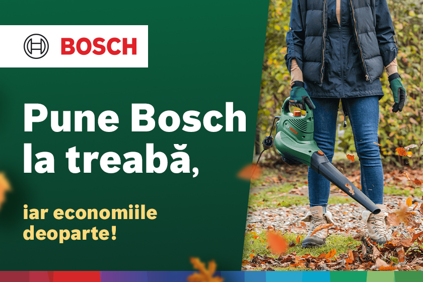 Pune Bosch la treabă, iar economiile deoparte!