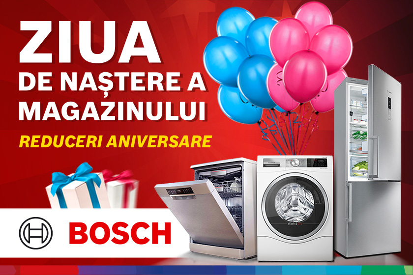 La mulți ani Bosch Store! Noi sărbătorim - tu câștigi!