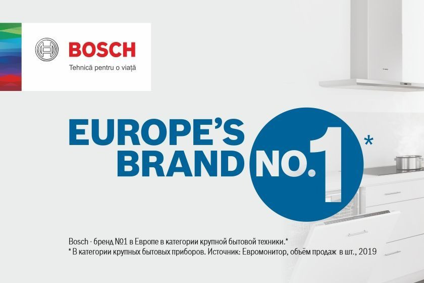 Bosch este marca numărul 1 în Europa