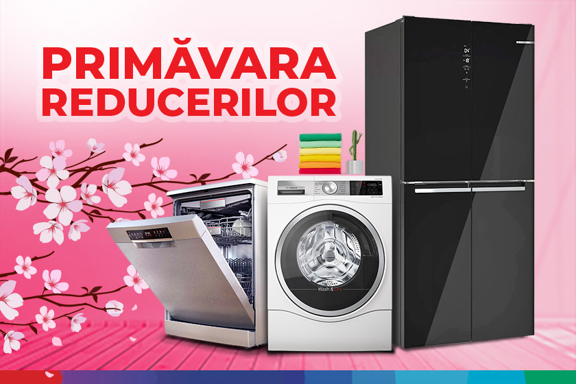 Bosch Store: Primăvara reducerilor a început. Electrocasnice Bosch de la 3999 lei